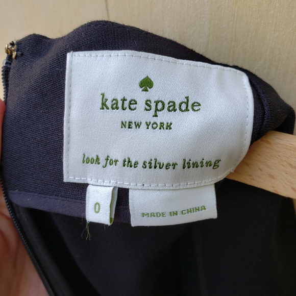 Kate Spade V-Neck Sleeveless Little Black Dress - Picture 13 of 15